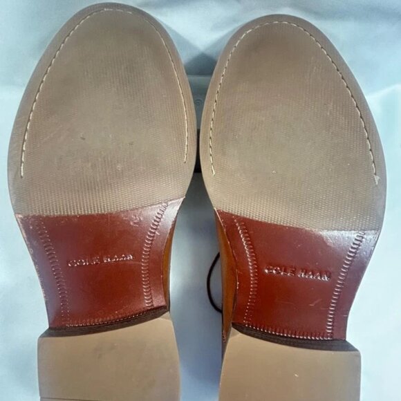 Cole Haan Men\'s Shoes Size 10 Grand Atlantic Oxford British Tan Leather Dress main image 5